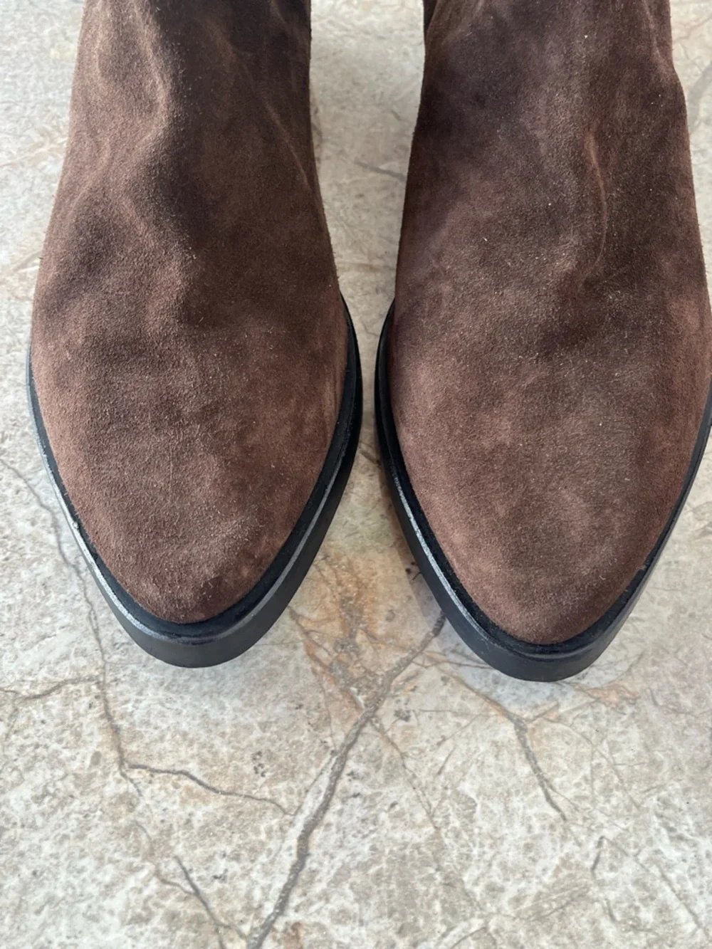 Fear of God Dark Brown Suede Chelsea Ankle Boots Italian Minimalist Luxury